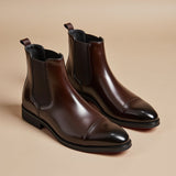 Boston Premium Black Chelsea Boots – Luxurious Leather with Timeless Comfort for Men 3