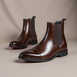 Boston Premium Black Chelsea Boots – Luxurious Leather with Timeless Comfort for Men 4