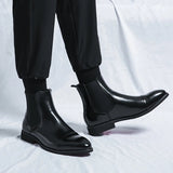 Boston Premium Black Chelsea Boots – Luxurious Leather with Timeless Comfort for Men 6
