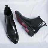 Boston Premium Black Chelsea Boots – Luxurious Leather with Timeless Comfort for Men 7