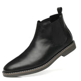 Brooklyn Premium Leather Chelsea Boots – Cushioned Comfort & Stretch Fit for Men 4
