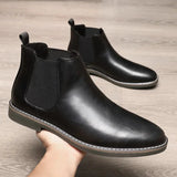 Brooklyn Premium Leather Chelsea Boots – Cushioned Comfort & Stretch Fit for Men 5