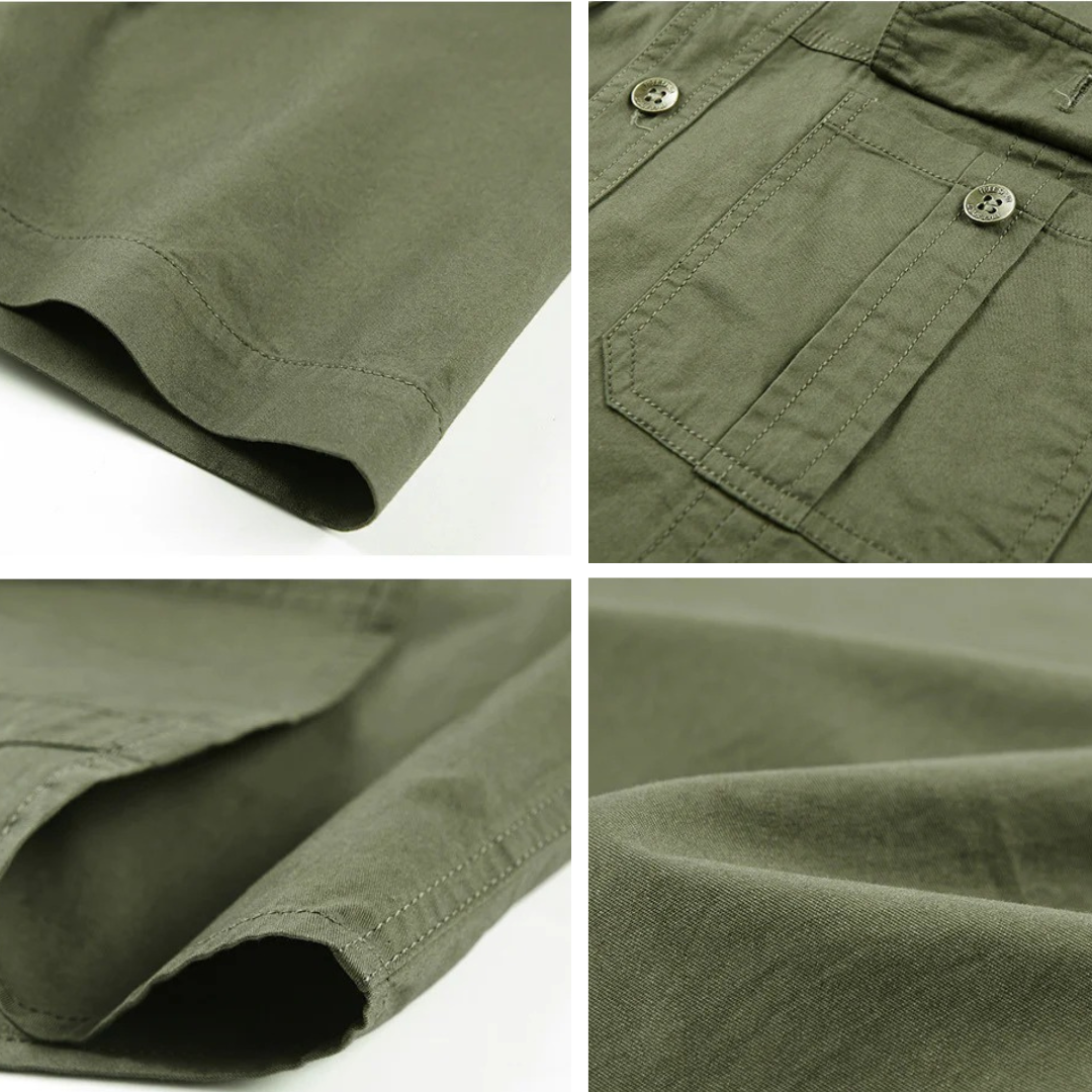 Callum Cotton Shirt – Textured Button-Up for Layered Looks and Warm Days