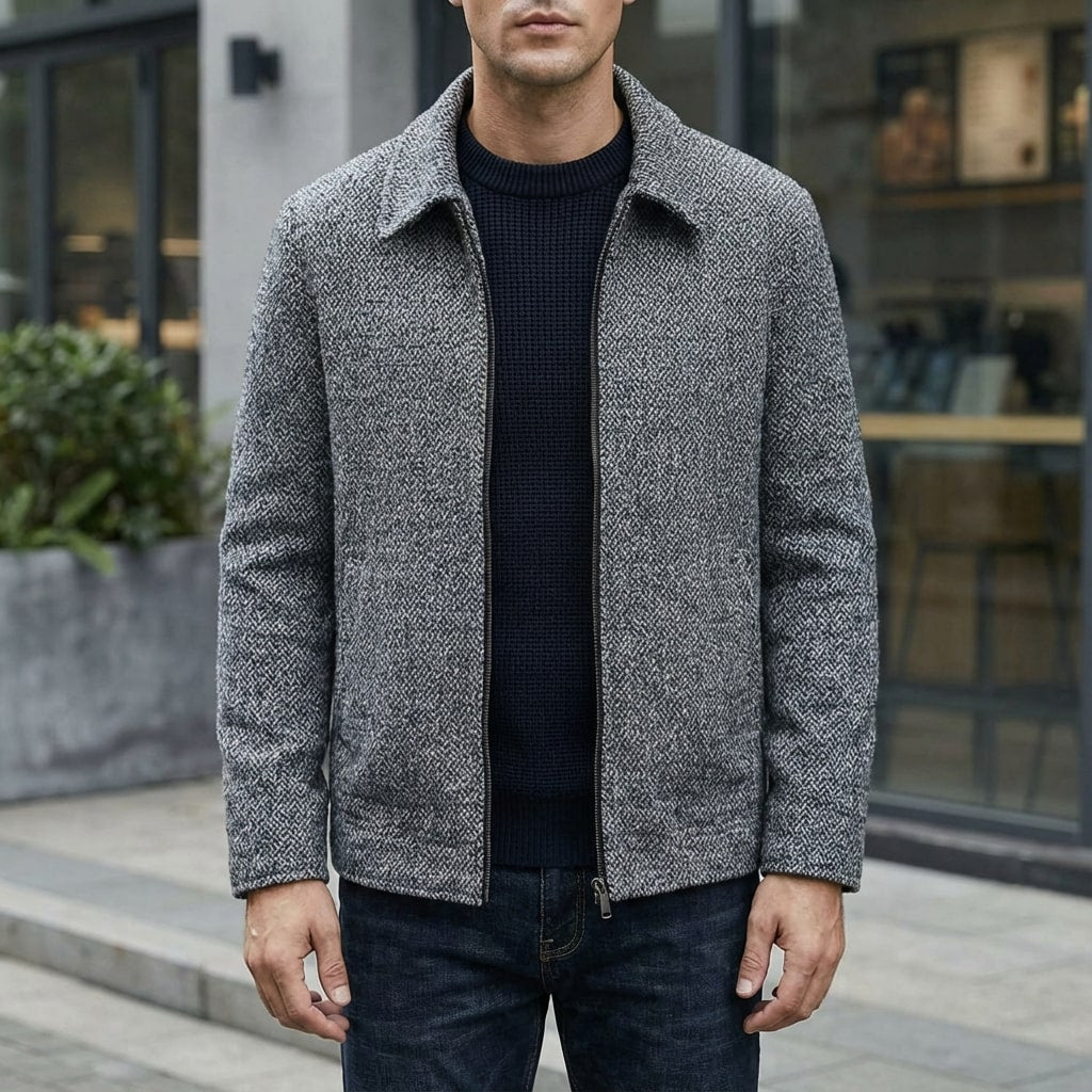 Octavio Men’s Jacket – Dense Woven Lightweight Jacket