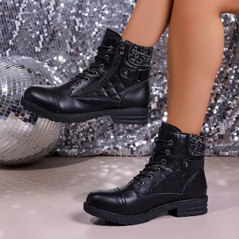 Selina Women’s Leather Zipped Ankle Boots