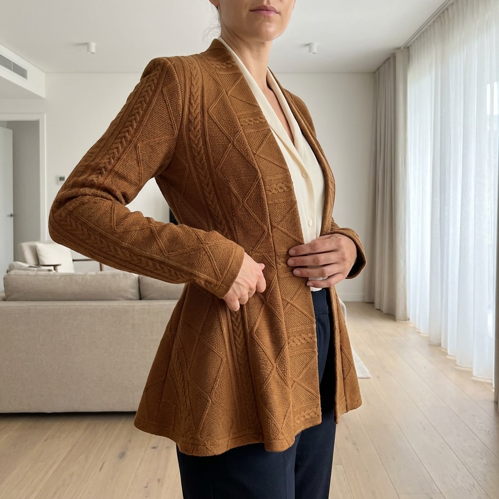 Ananya Women’s Jacket – Sculpted Peplum Fit
