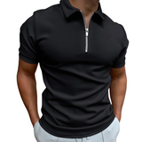 Dario Mid-Zip Polo - Slim-Fit Knit Polo with Modern Half-Zip Styling