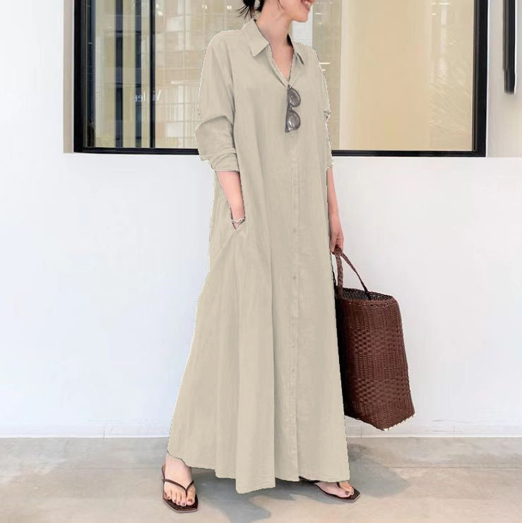 Finn Casual Cotton Blend Dress