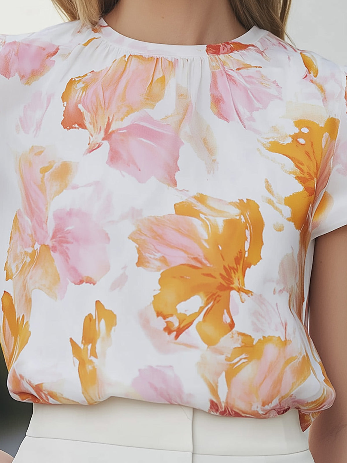 Isla Blossom Chiffon Blouse