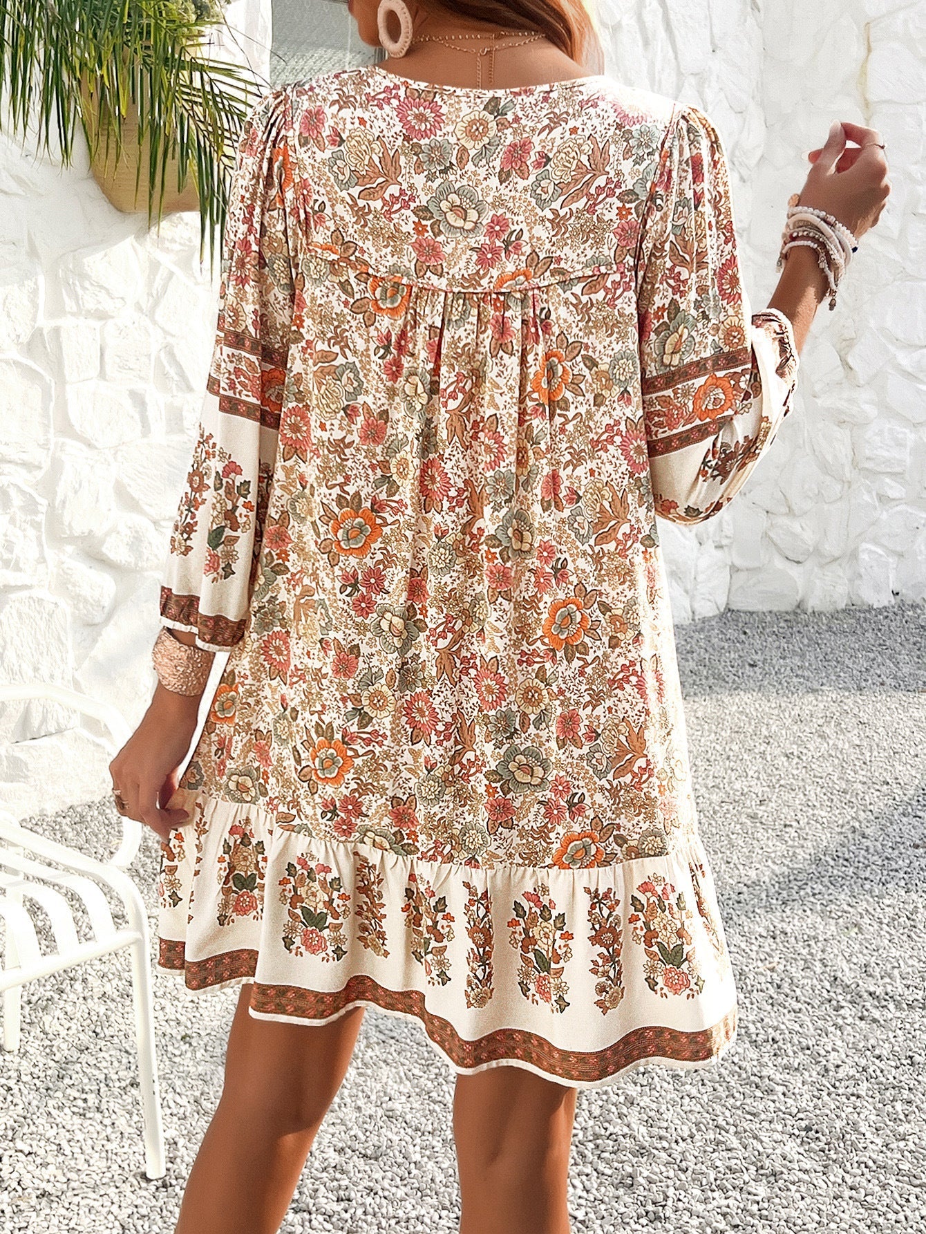 Miles High-Waist Boho Summer Dress