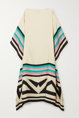 Aria Geometric Caftan – Light & Airy Statement Piece for Summer Escapes