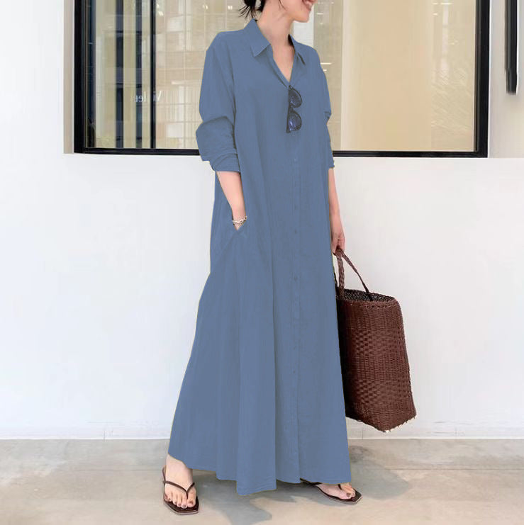 Finn Casual Cotton Blend Dress