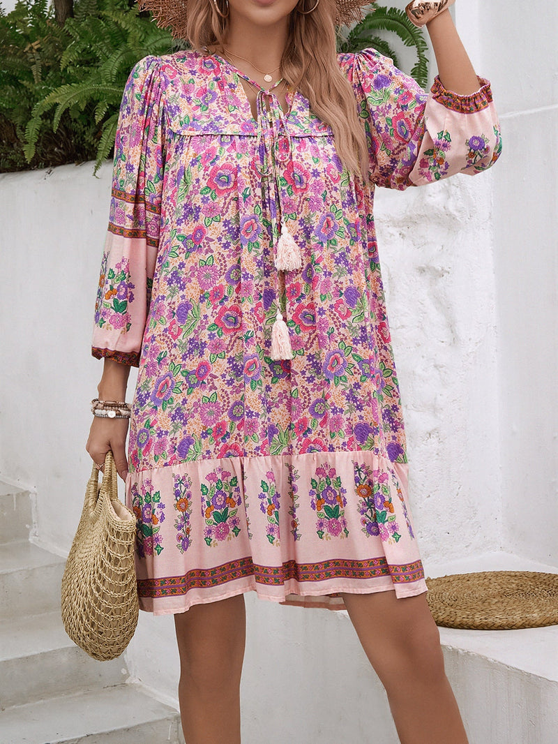 Miles High-Waist Boho Summer Dress