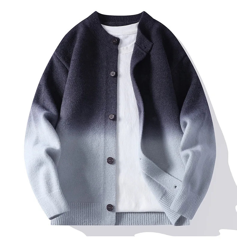 Raul Men’s Gradient Knit Cardigan