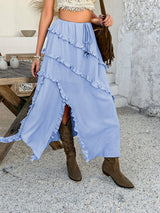 Beckett Boho Layered Irregular Skirt