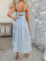 Griffin Luxe High Waist Minimalist Dress