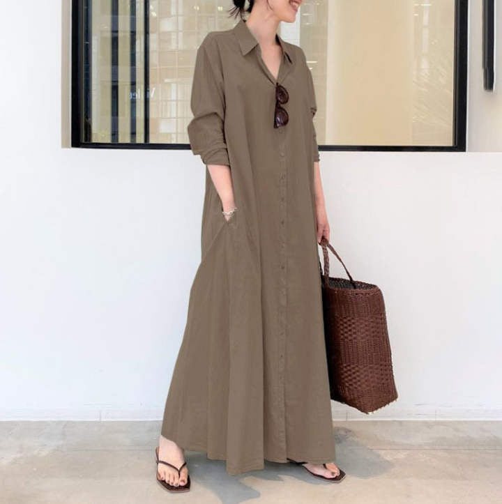 Finn Casual Cotton Blend Dress
