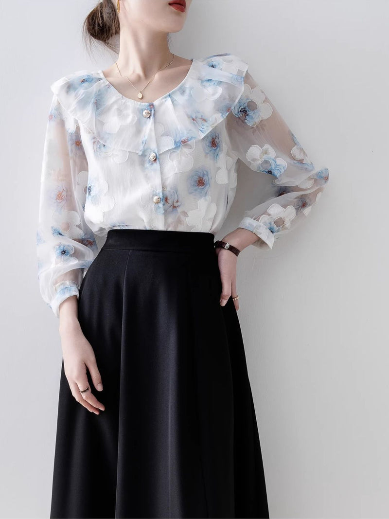 Aspen Floral Patchwork Blouse
