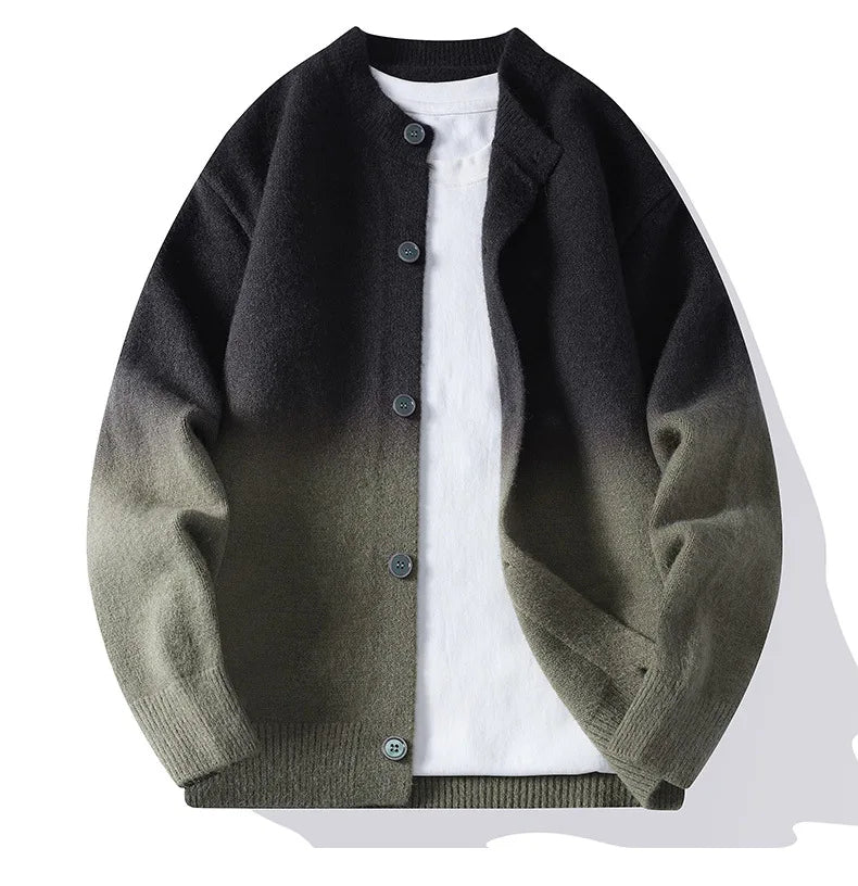 Raul Men’s Gradient Knit Cardigan