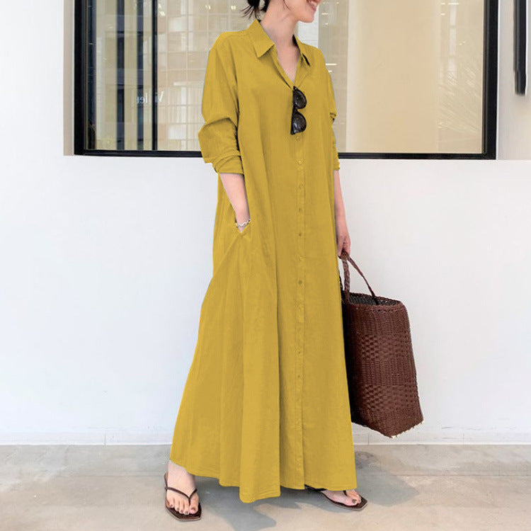 Finn Casual Cotton Blend Dress
