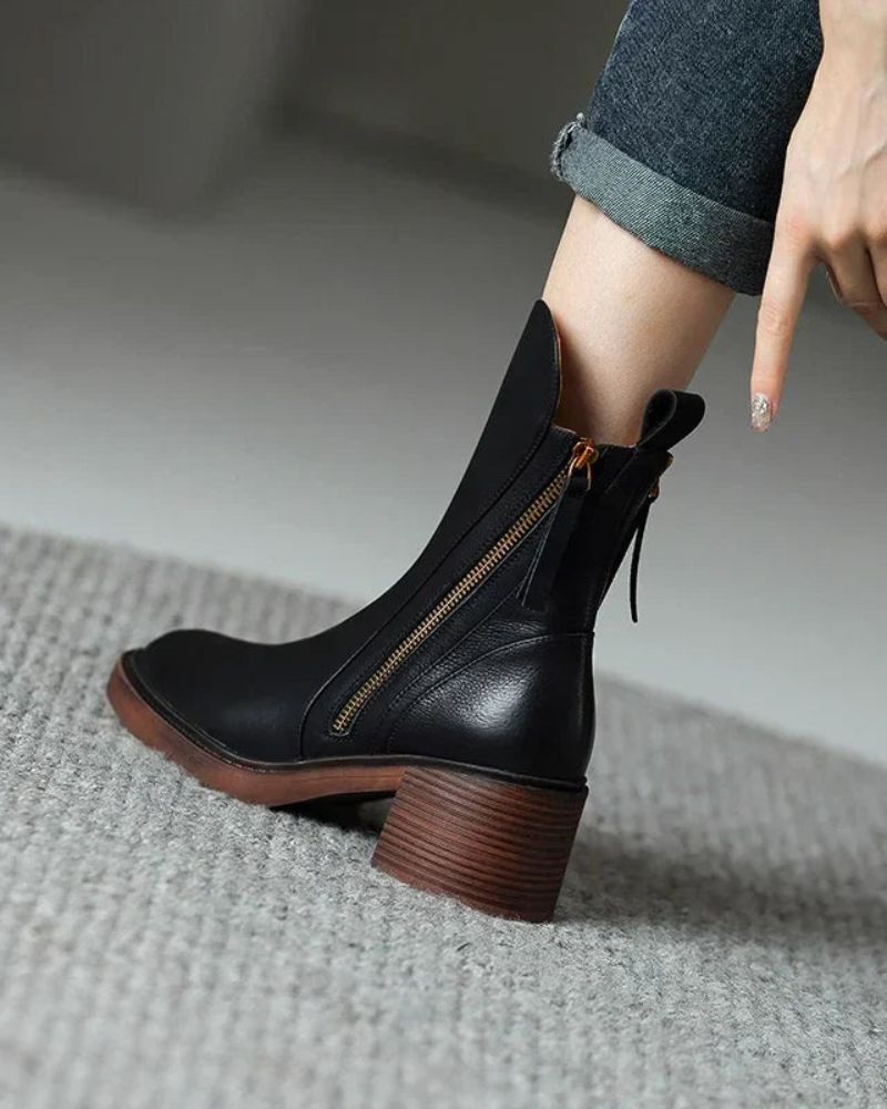 Coreen Rue Ankle Boots – Leather Ankle Boots