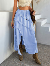 Beckett Boho Layered Irregular Skirt