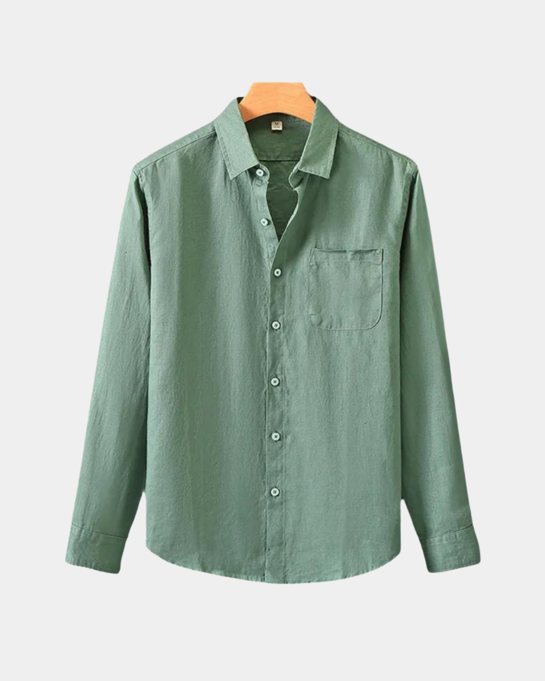 Theo Linen Shirts – Men's Linen Cotton Blend Button-Up for Everyday Layering