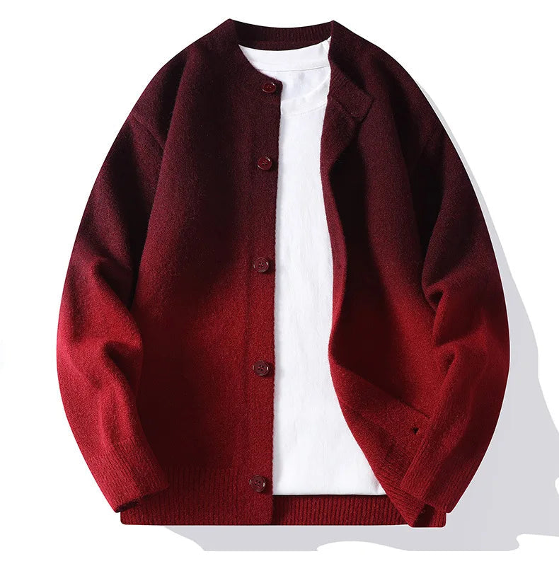 Raul Men’s Gradient Knit Cardigan