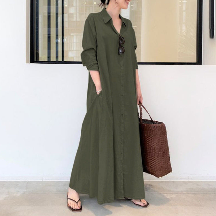 Finn Casual Cotton Blend Dress