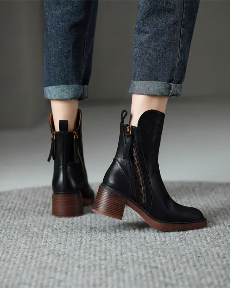 Coreen Rue Ankle Boots – Leather Ankle Boots