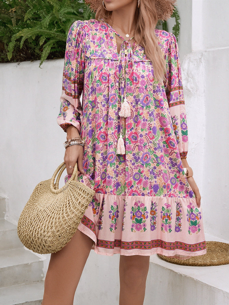 Miles High-Waist Boho Summer Dress