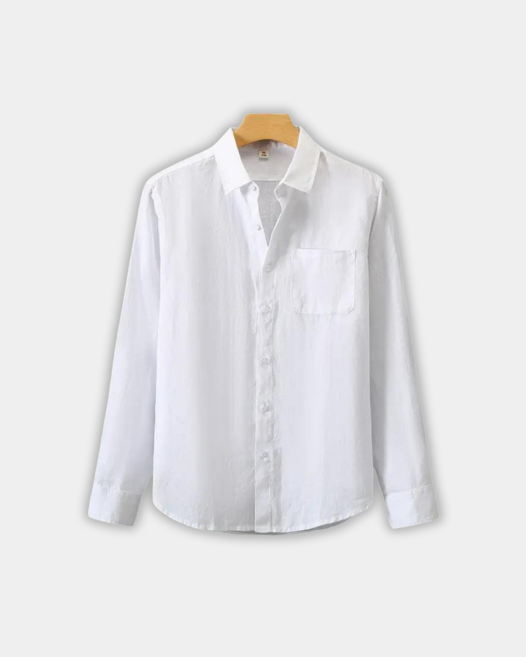 Theo Linen Shirts – Men's Linen Cotton Blend Button-Up for Everyday Layering