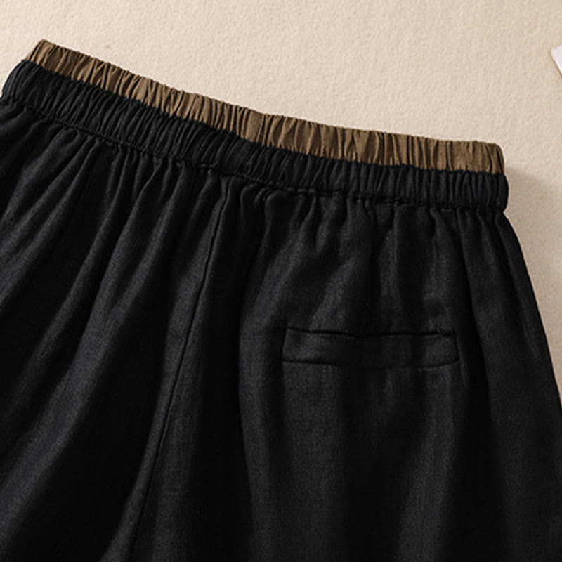 Jasmin Linen Drawstring Shorts – Lightweight Casual Summer Shorts