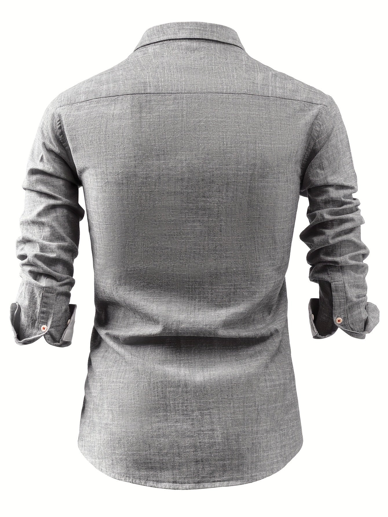 Liam Men’s Button-Up Shirt – Durable Cotton with Classic Fit