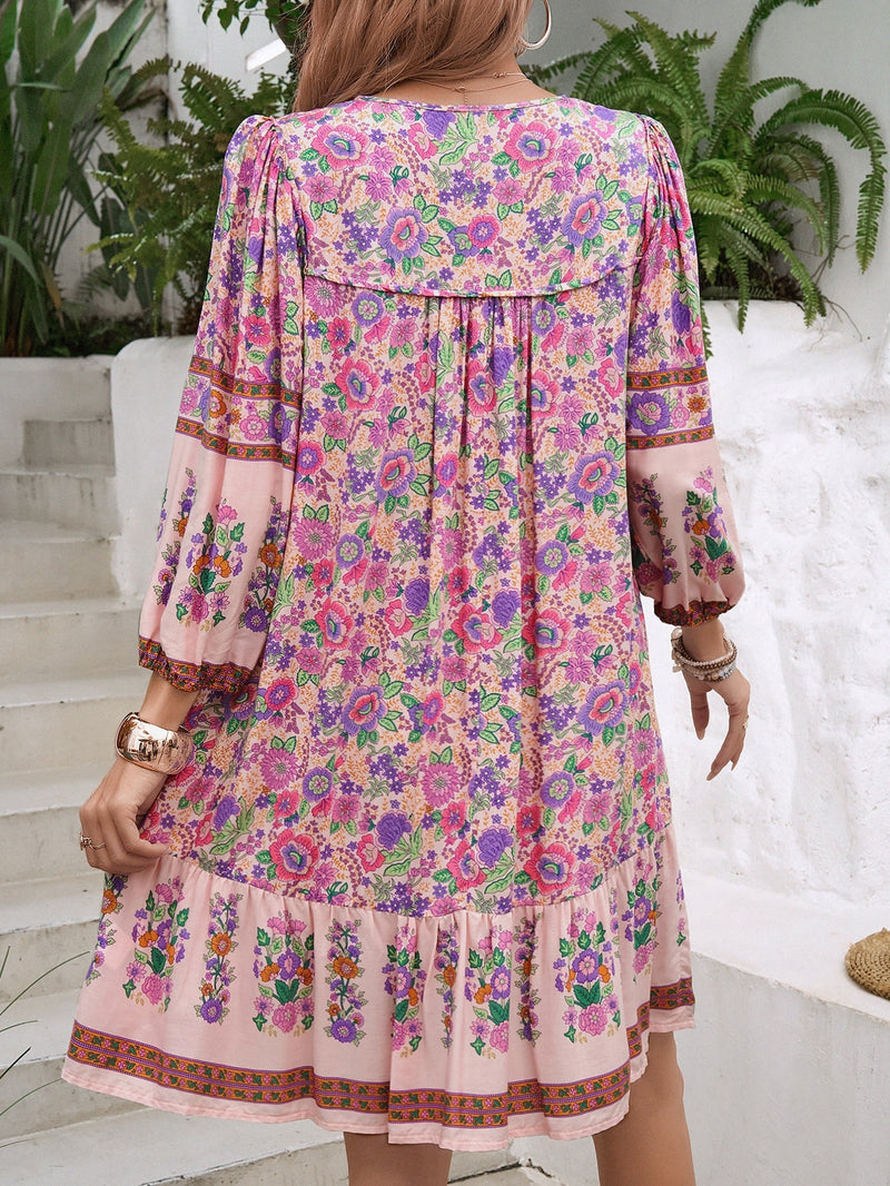 Miles High-Waist Boho Summer Dress