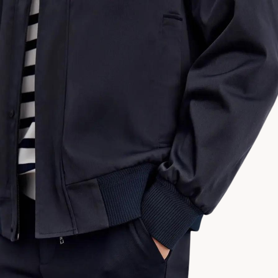 Rafael Men’s Canvas Jacket – Zippered Casual Business Jacket
