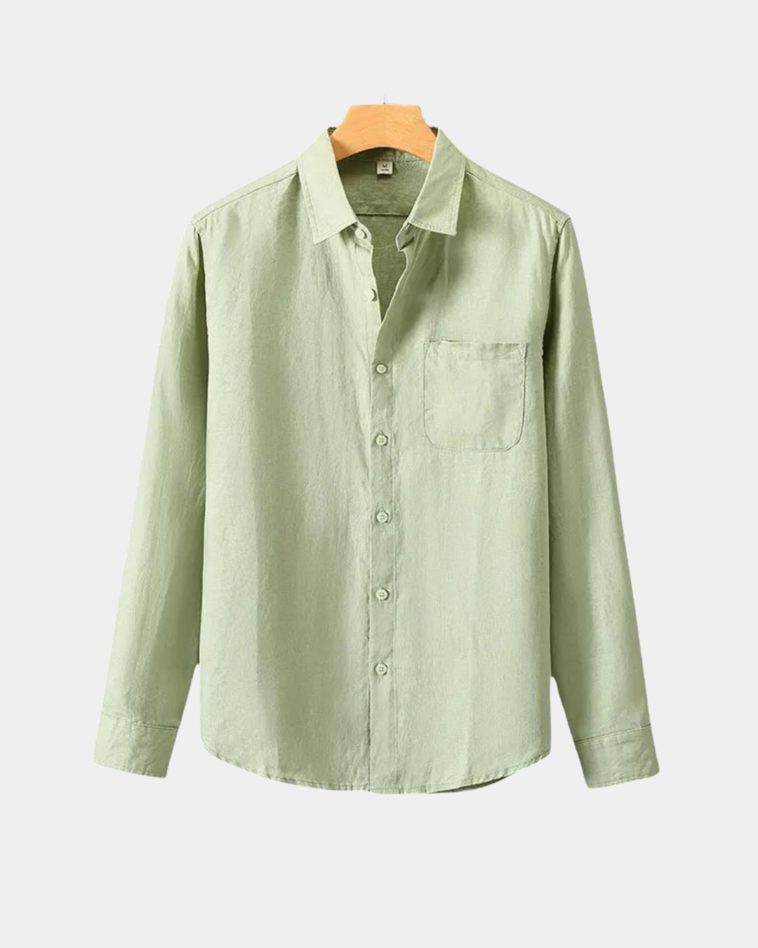 Theo Linen Shirts – Men's Linen Cotton Blend Button-Up for Everyday Layering