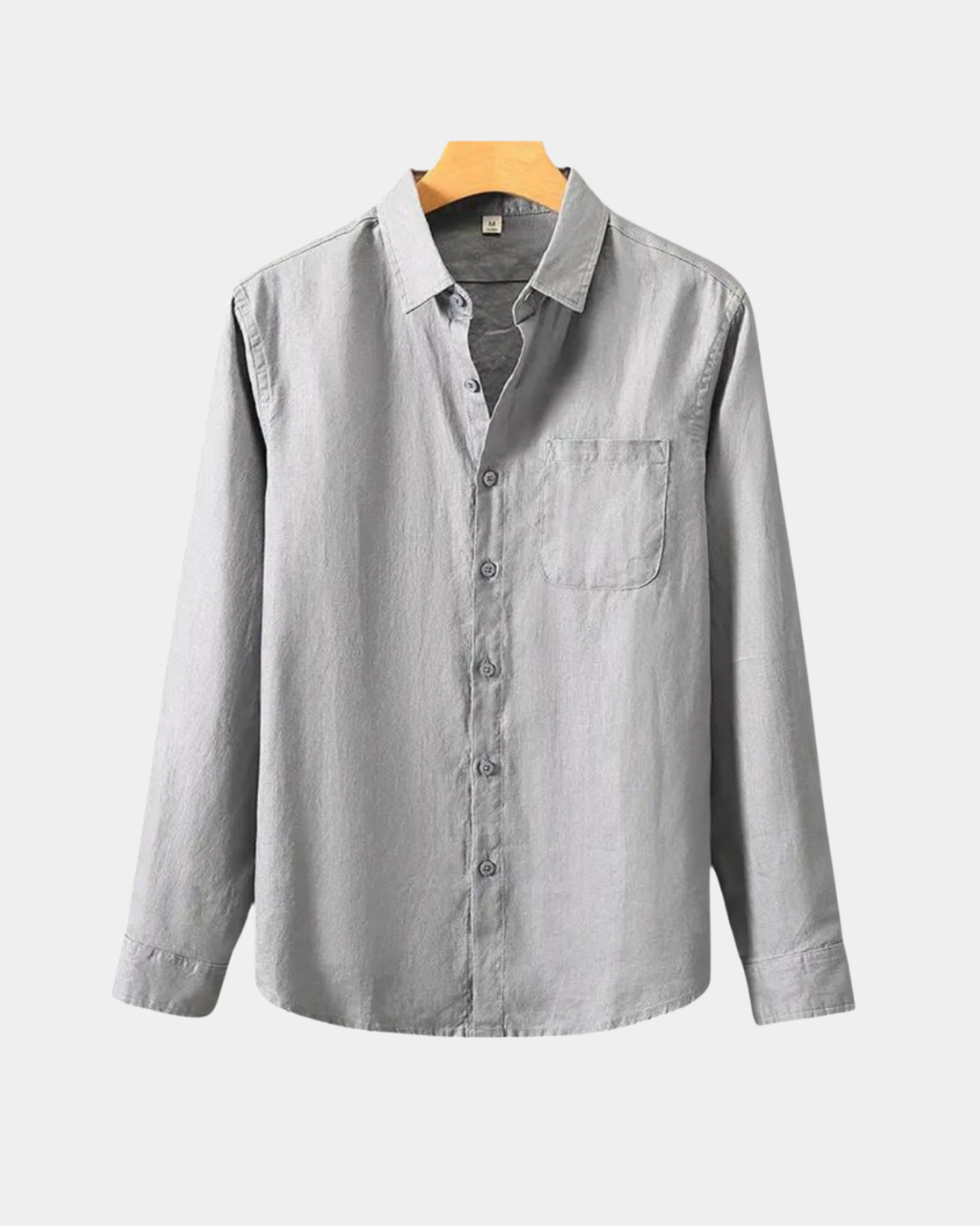 Theo Linen Shirts – Men's Linen Cotton Blend Button-Up for Everyday Layering