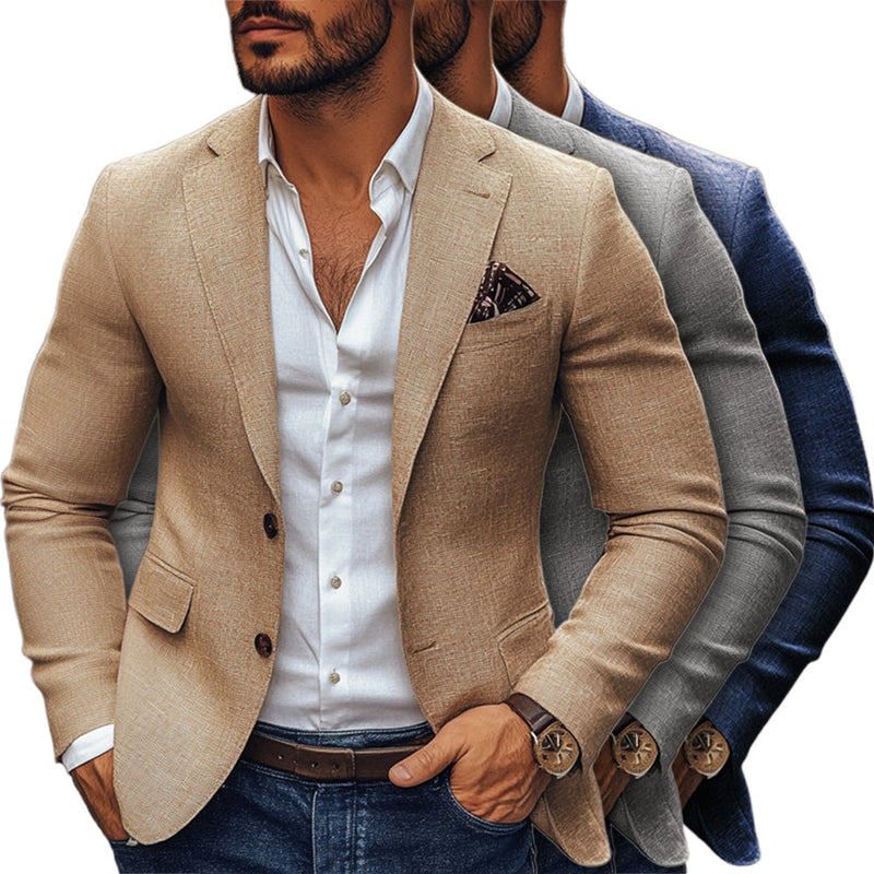 Caleb Men’s Sports Jacket – Soft Tailored Fit with Sustainable Fabric for Transitional Weather