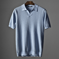 Luca Merino Knit Polo – Breathable Viscose Blend with Modern Tailoring