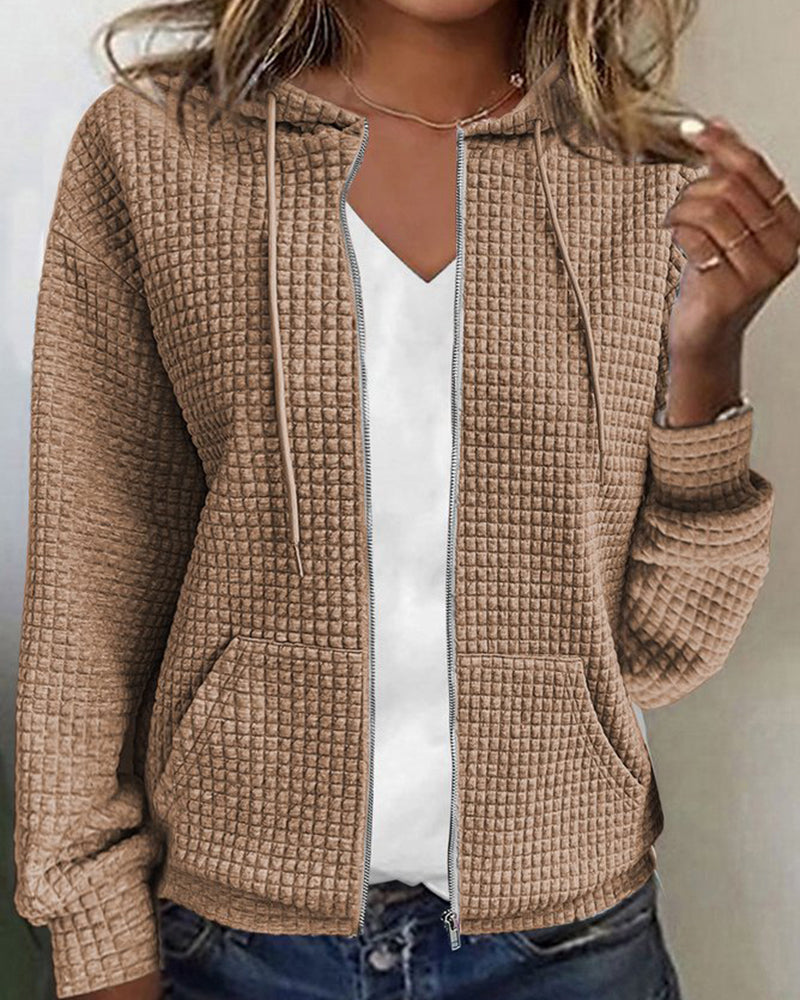 Avery Textured Loose Fit Stylish Jacket