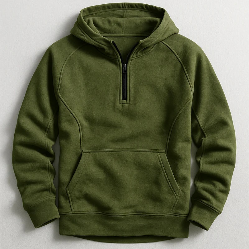 Soriano Men’s Hoodie Sweatshirt – Midweight Cotton Hooded Jacket