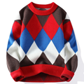 Andrew Men’s Knit Sweater – Soft Diamond Knit Microfiber