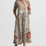 Elena Garden Floral Maxi Dress
