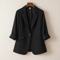 Sofie Women’s Linen-Blazer – Silky Wrinkle-Resistant Style
