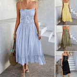 Elias Casual Bowtie Suspender Dress