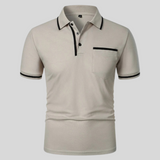 Dexter Polo - Tailored Short-Sleeve Cotton Blend Shirt