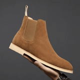 Verona - Men's Suede Chelsea Boots - Slip-On Ankle Boots