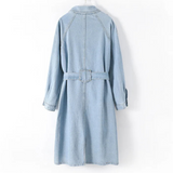 Zane Belted Denim Coat