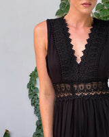 Elodie Boho Patchwork Sundress